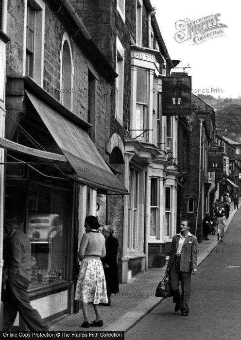 Photo of Pateley Bridge, High Street, Window Shopping 1954