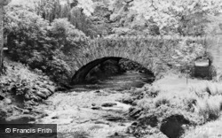 Patterdale Hall, The Beck And Bridge c.1955, Patterdale