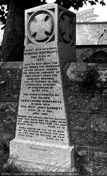 Photo of Paul, Memorial To Dorothy Pentreath c.1955