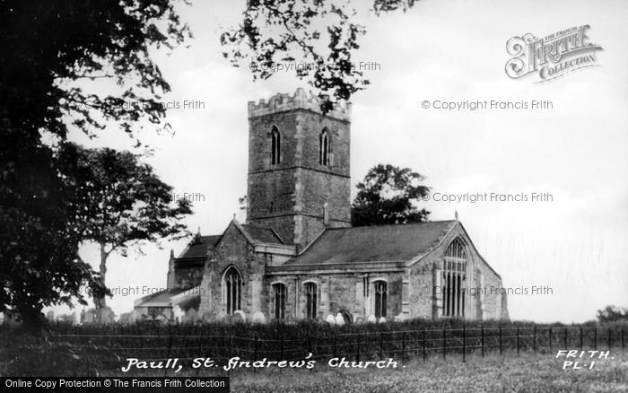 Photo of Paull, St Andrew's Church c.1955