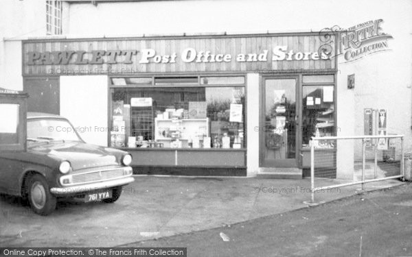 Photo of Pawlett, Post Office Stores c.1960