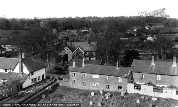 Photo of Peasenhall, General View c.1960