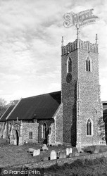 St Michael's Church c.1960, Peasenhall