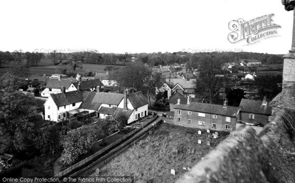 Photo of Peasenhall, The View From The Church Tower c.1960