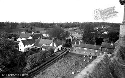 The View From The Church Tower c.1960, Peasenhall