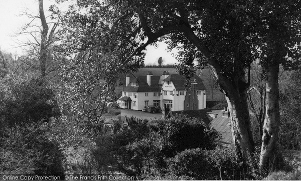 Photo of Peaslake, Hurtwood Inn Through The Trees c.1955