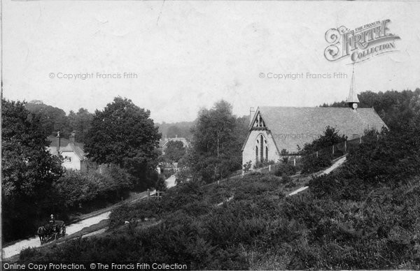 Photo of Peaslake, St Mark's Church 1903