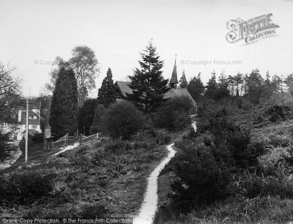 Photo of Peaslake, St Mark's Church 1927