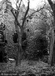 Drochil Castle c.1960, Peebles