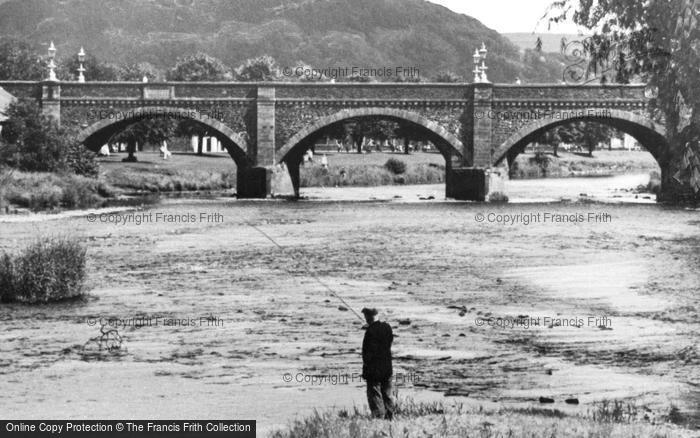 Photo of Peebles, Fishing On The River Tweed c.1935