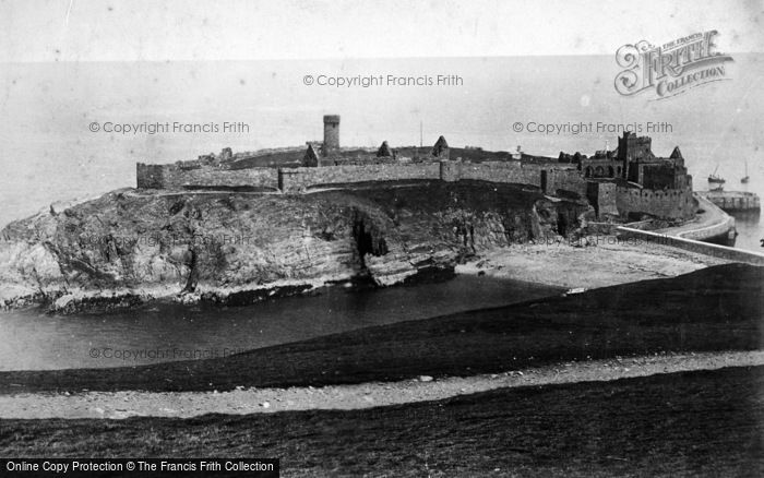 Photo of Peel, Castle c.1890