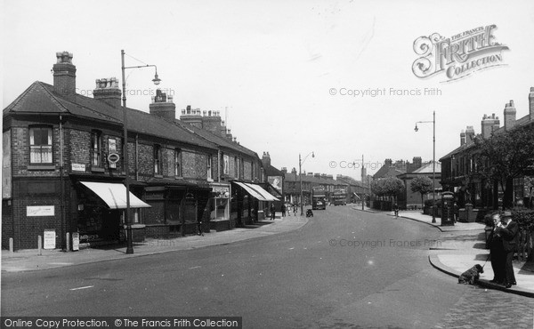 Photo of Peel Green, Liverpool Road c.1955