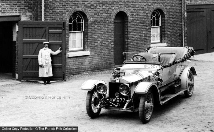 Photo of Pell Wall Hall, Rolls Royce Silver Ghost And Chauffeur 1911