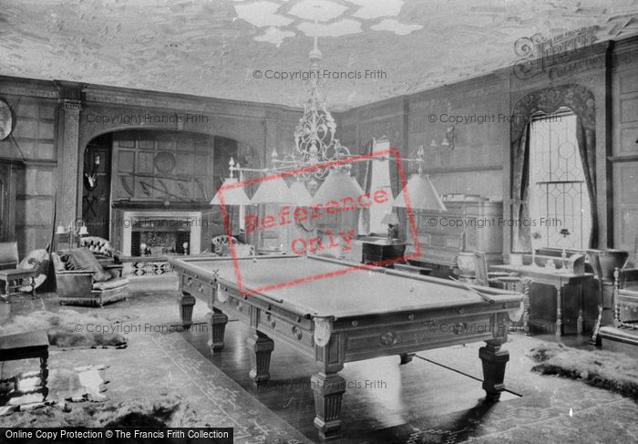 Photo of Pell Wall Hall, The Billiard Room 1911