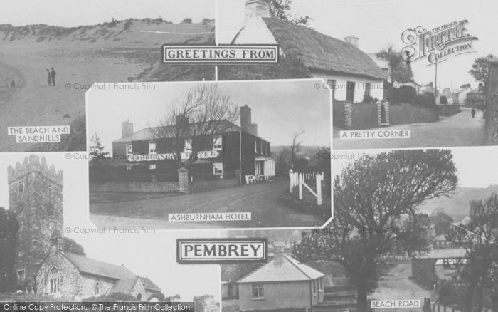 Photo of Pembrey, Composite c.1955