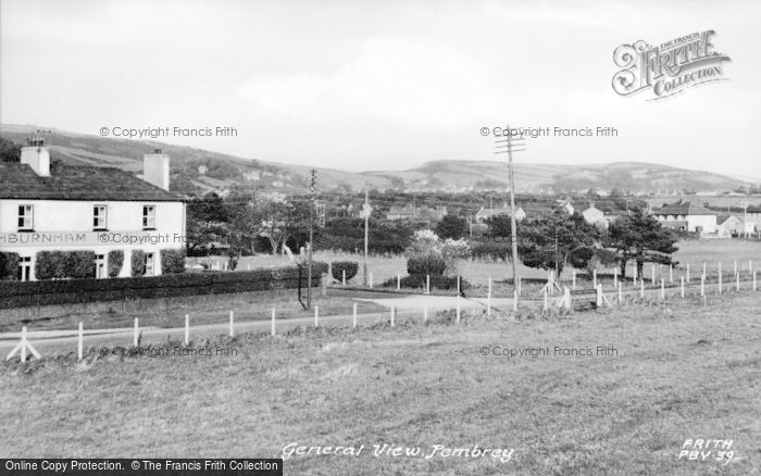 Photo of Pembrey, General View c.1955