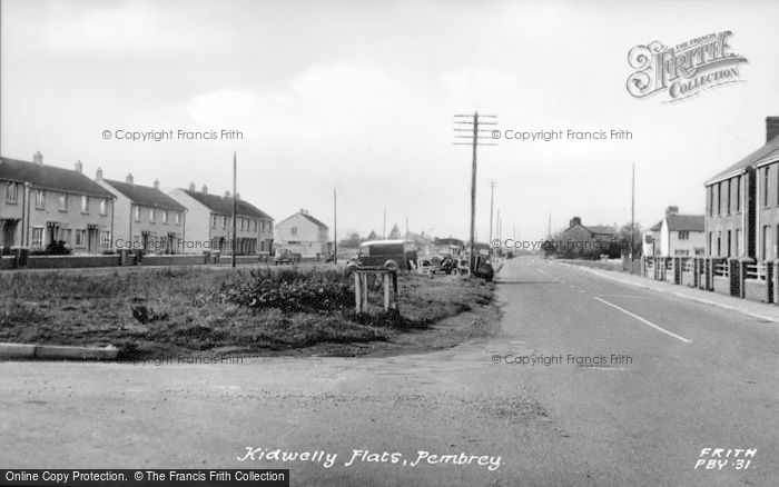 Photo of Pembrey, Kidwelly Flats c.1955