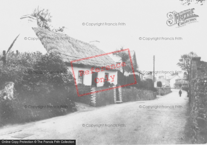 Photo of Pembrey, Thatched Cottage In Village c.1955