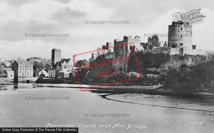 Photo of Pembroke, Castle And Mill Bridge c.1960