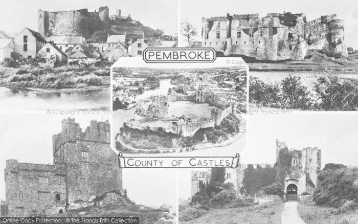 Photo of Pembroke, Castle Composite c.1955