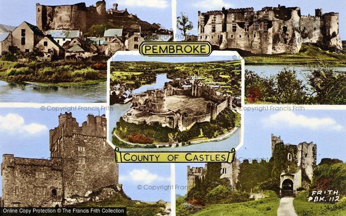 Photo of Pembroke, Castle Composite c.1955