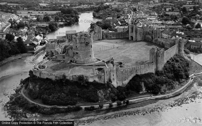 Photo of Pembroke, Castle From The Air c.1955