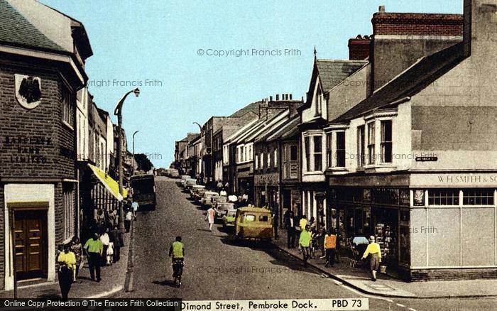 Photo of Pembroke Dock, Dimond Street c.1965