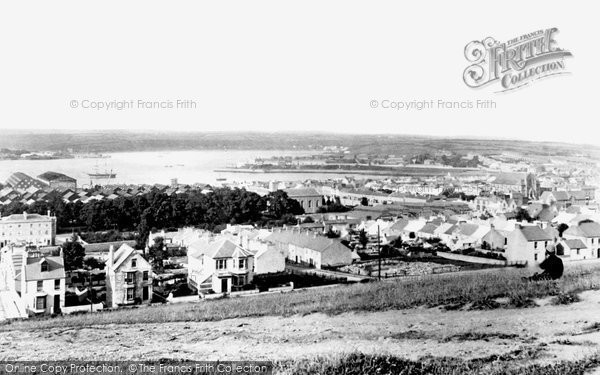 Photo of Pembroke Dock, From Barrack Hill 1890