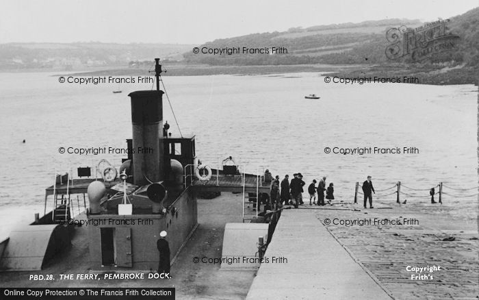Photo of Pembroke Dock, The Ferry c.1955