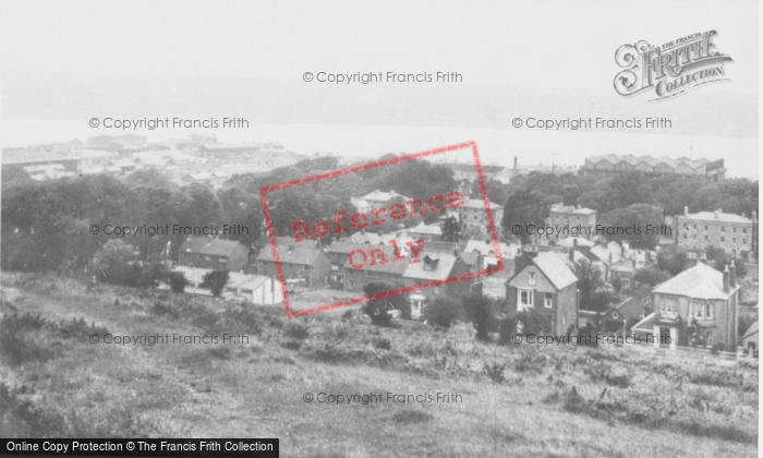 Photo of Pembroke Dock, View From Barrack Hill c.1955