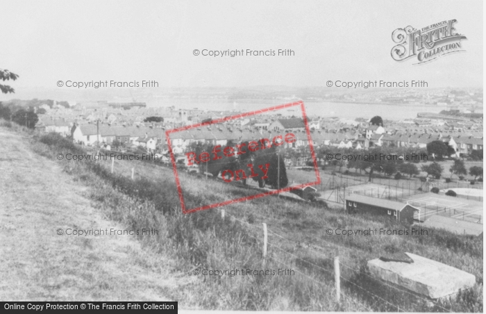 Photo of Pembroke Dock, View From Park Crescent c.1960