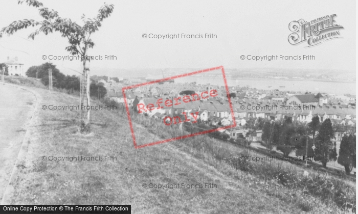 Photo of Pembroke Dock, View From Park Crescent c.1960