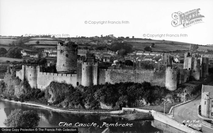 Photo of Pembroke, The Castle c.1955