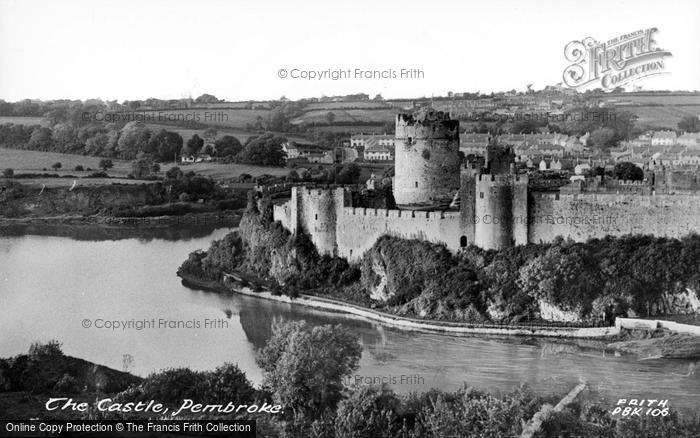 Photo of Pembroke, The Castle c.1955