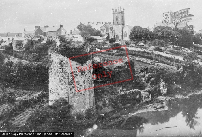 Photo of Pembroke, Town From The Bridge 1890