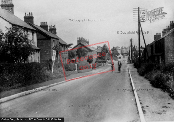 Photo of Pen Y Fford, Wrexham Road c.1955