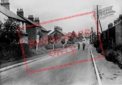 Pen-Y-Fford, Wrexham Road c.1955, Penyffordd