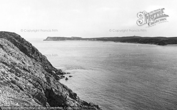 Photo of Penally, Caldy Island And Cliffs c.1955