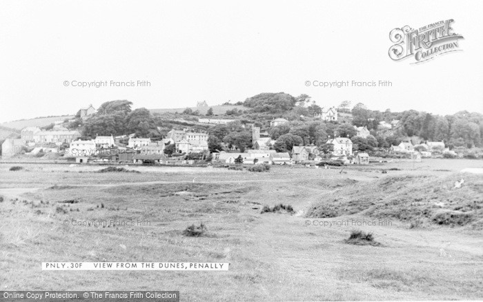 Photo of Penally, View From The Dunes c.1960