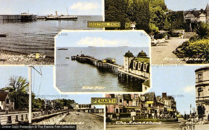 Photo of Penarth, Composite c.1955