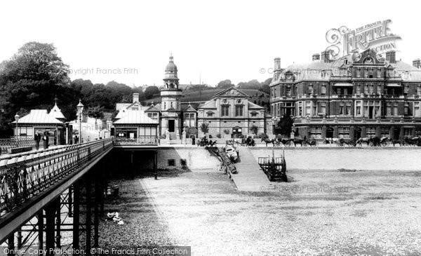 Photo of Penarth, Esplanade Hotel From Pier 1896