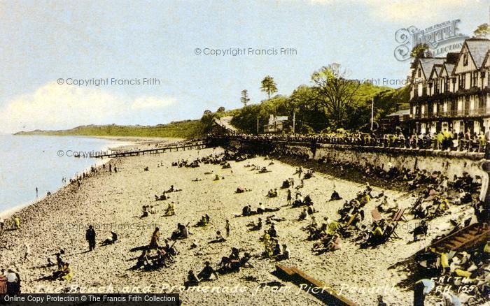 Photo of Penarth, The Beach And Esplanade c.1955