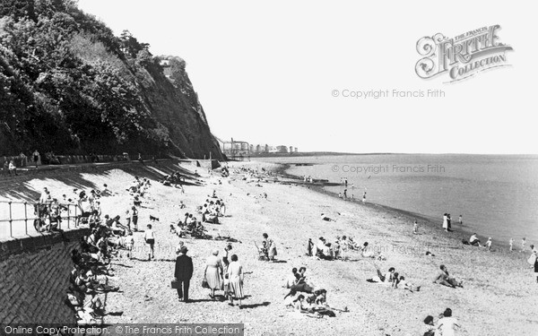 Photo of Penarth, The Beach c.1955