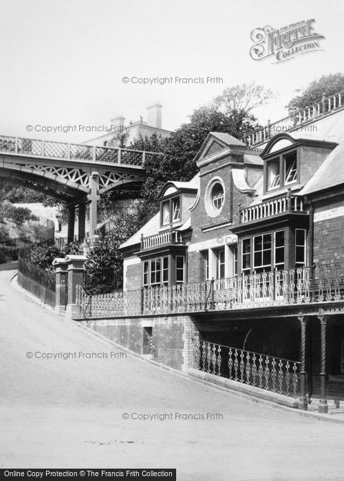Photo of Penarth, The Boat House And Bridge 1896