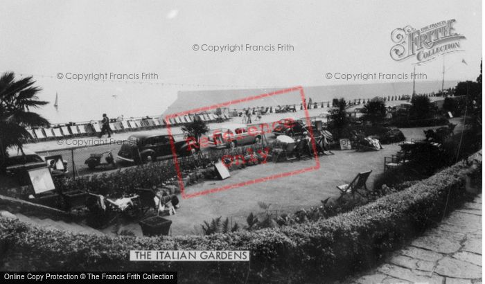 Photo of Penarth, The Italian Garden c.1960