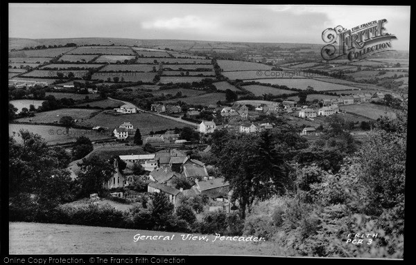 Photo of Pencader, General View c.1950