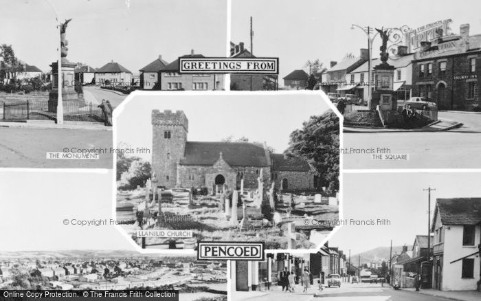 Photo of Pencoed, Composite c.1960