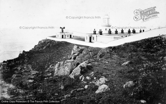 Photo of Pendeen, Cliff And Lighthouse c.1890