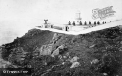 Cliff And Lighthouse c.1890, Pendeen