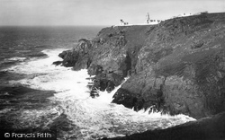 Cove And Lighthouse 1908, Pendeen